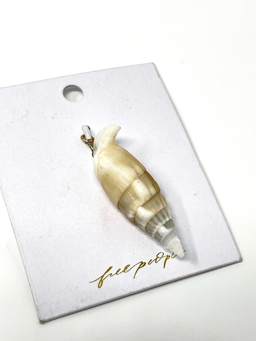 New Free People Sea Shell Pendant